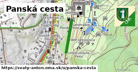 ilustrácia k Panská cesta, Svätý Anton - 185 m