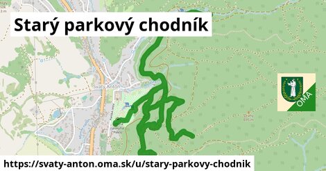 ilustrácia k Starý parkový chodník, Svätý Anton - 4,8 km