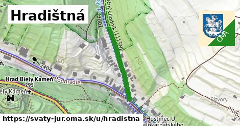 ilustrácia k Hradištná, Svätý Jur - 239 m