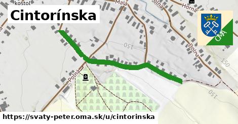 Cintorínska, Svätý Peter