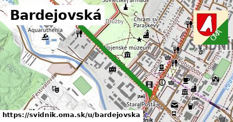 ilustrácia k Bardejovská, Svidník - 668 m