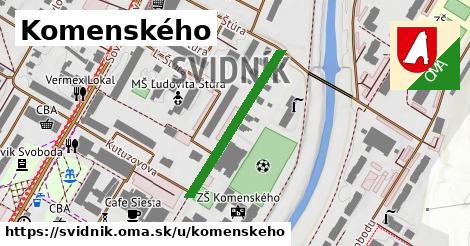 Komenského, Svidník