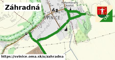 Záhradná, Svinice