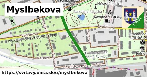 ilustrácia k Myslbekova, Svitavy - 310 m