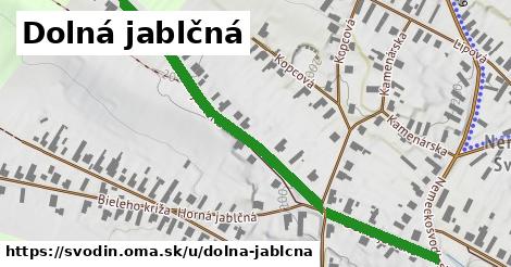 Dolná jablčná, Svodín