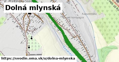 Dolná mlynská, Svodín