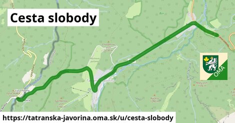 ilustrácia k Cesta slobody, Tatranská Javorina - 6,4 km