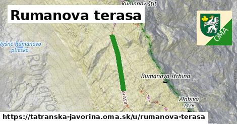 ilustrácia k Rumanova terasa, Tatranská Javorina - 175 m