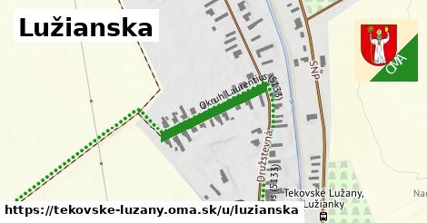 ilustrácia k Lužianska, Tekovské Lužany - 205 m