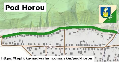 ilustrácia k Pod Horou, Teplička nad Váhom - 0,72 km