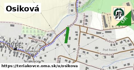Osiková, Teriakovce