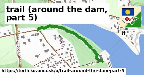 ilustrácia k trail (around the dam, part 5), Těrlicko - 413 m
