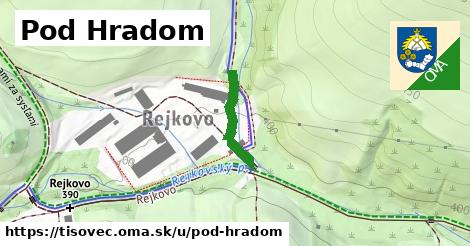 ilustrácia k Pod Hradom, Tisovec - 169 m