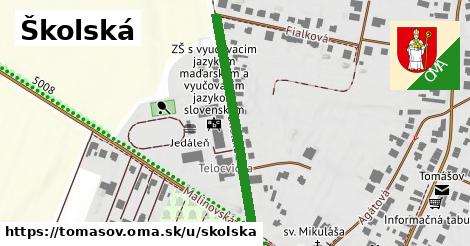 Školská, Tomášov