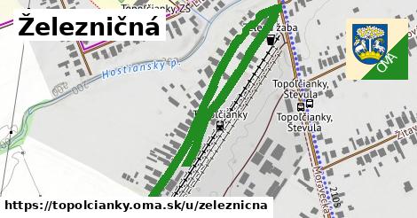 ilustrácia k Železničná, Topoľčianky - 0,87 km