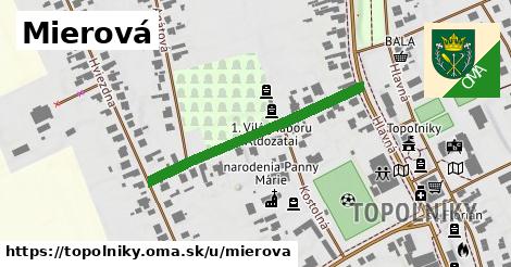 Mierová, Topoľníky