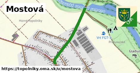 Mostová, Topoľníky