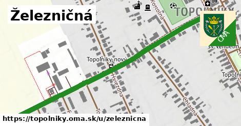 ilustrácia k Železničná, Topoľníky - 0,73 km
