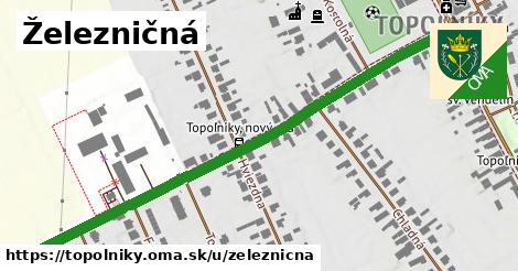 Železničná, Topoľníky