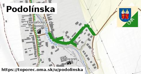 Podolínska, Toporec