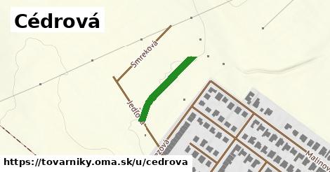 ilustrácia k Cédrová, Tovarníky - 186 m