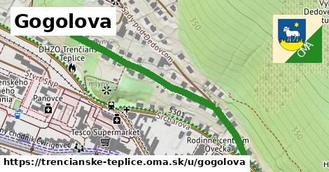 ilustrácia k Gogolova, Trenčianske Teplice - 513 m