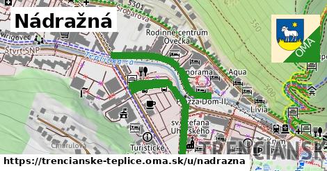 ilustrácia k Nádražná, Trenčianske Teplice - 570 m