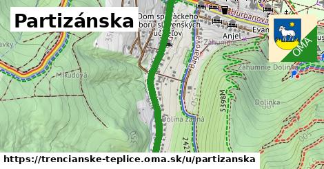 ilustrácia k Partizánska, Trenčianske Teplice - 1,12 km