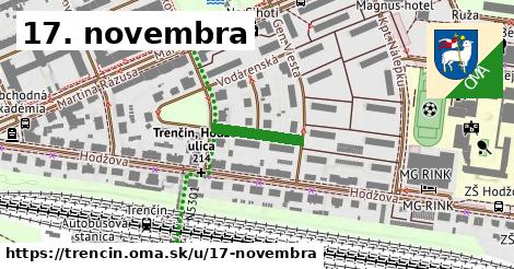 17. novembra, Trenčín