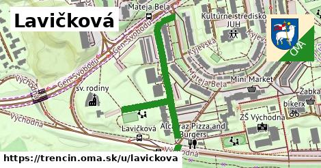 ilustrácia k Lavičková, Trenčín - 436 m