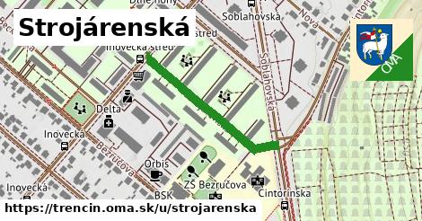 ilustrácia k Strojárenská, Trenčín - 291 m