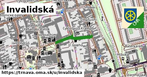 ilustrácia k Invalidská, Trnava - 212 m