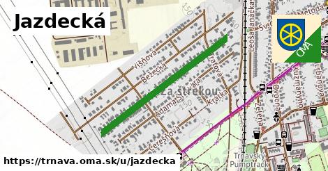 ilustrácia k Jazdecká, Trnava - 0,72 km