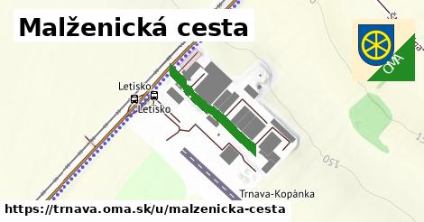 Malženická cesta, Trnava