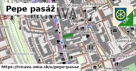 ilustrácia k Pepe pasáž, Trnava - 61 m