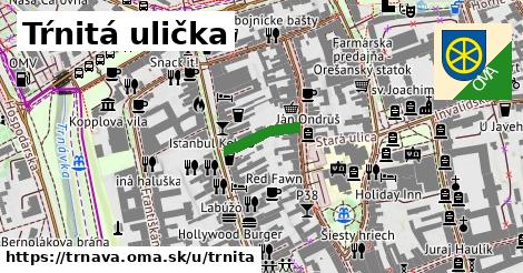 ilustrácia k Tŕnitá ulička, Trnava - 114 m