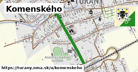 Komenského, Turany