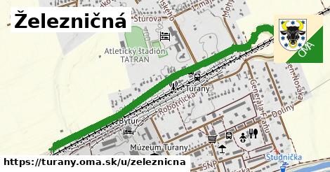 ilustrácia k Železničná, Turany - 1,18 km