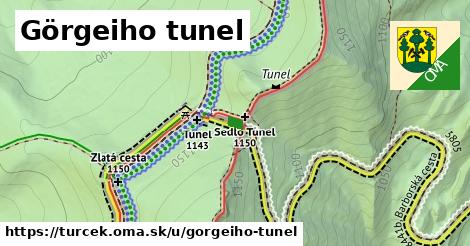 Görgeiho tunel, Turček