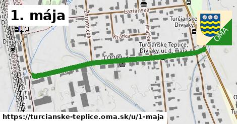ilustrácia k 1. mája, Turčianske Teplice - 553 m