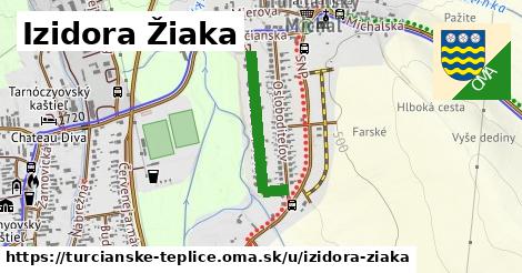 Izidora Žiaka, Turčianske Teplice