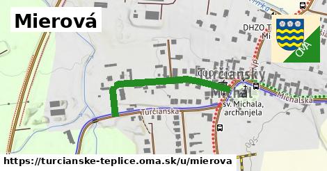 ilustrácia k Mierová, Turčianske Teplice - 332 m