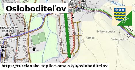 ilustrácia k Osloboditeľov, Turčianske Teplice - 491 m