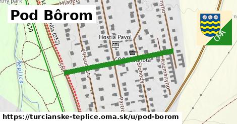 ilustrácia k Pod Bôrom, Turčianske Teplice - 346 m