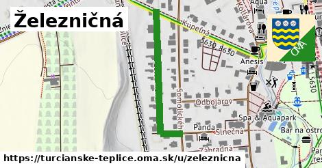 Železničná, Turčianske Teplice