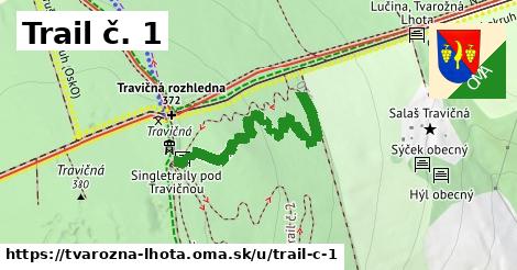 ilustrácia k Trail č. 1, Tvarožná Lhota - 378 m