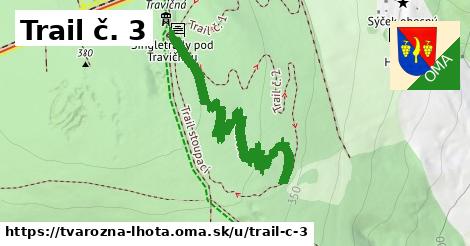 ilustrácia k Trail č. 3, Tvarožná Lhota - 526 m