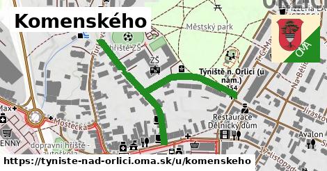 Komenského, Týniště nad Orlicí