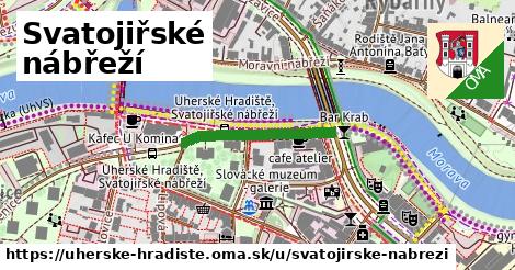 ilustrácia k Svatojiřské nábřeží, Uherské Hradiště - 223 m