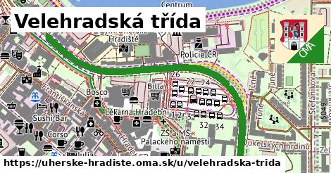 ilustrácia k Velehradská třída, Uherské Hradiště - 690 m